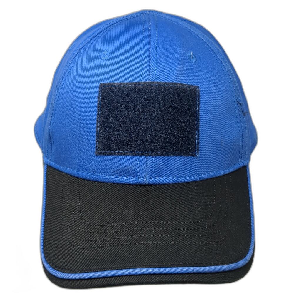 Team Glock Strapback Baseball Cap Blue One Size Adjustable Vented Holes 6 Panel
